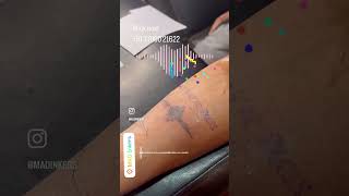 romannumbercounting1to100 tattoo recording 💝🔥🎉♥️🙏 [upl. by O'Conner]