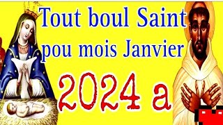 tout Boul Saint mois Janvier 2024 mariage loto5chif loto3chif krazebanknumero [upl. by Gnof1]