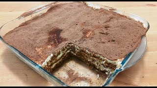 Recette simple Tiramisu au spéculoos sans oeufs  Speculoos tiramisu without eggs super easy [upl. by Danae]