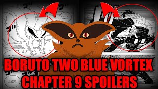 Kurama is REBORN amp Boruto DESTROYS Kawaki  Boruto Two Blue Vortex Chapter 9 LEAKS [upl. by Ebsen]