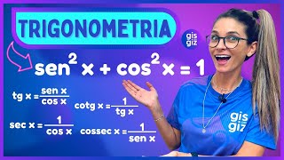 RELAÇÃO FUNDAMENTAL DA TRIGONOMETRIA  DEMONSTRAÇÃO E EXERCÍCIOS [upl. by Ahsrav]