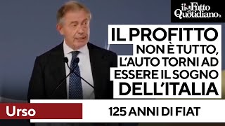 125 anni di Fiat Urso quotIl profitto non è tutto non rassegniamoci il Lingotto non diventi museoquot [upl. by Kcinom]