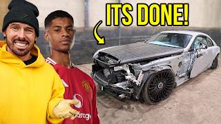 I REBUILT MARCUS RASHFORDS WRECKED ROLLS ROYCE [upl. by Apollus]