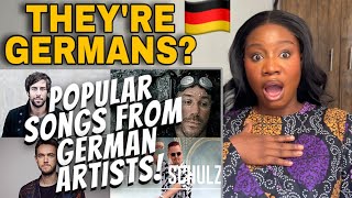 American Reacts to Popular Songs from GERMAN ARTISTS [upl. by Conlan]