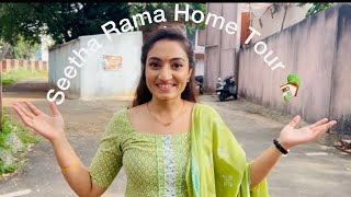 Seetha Rama Home Tour 🏡  shooting set tour 🎥  Kannada Serial  Vaisshnavi [upl. by Ramyaj425]