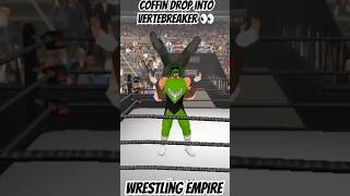 Coffin Drop into Vertebreaker 👀 Wrestling Empire [upl. by Damahom]