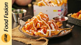 Street Style Masala French Fries At Home Recipe by Food Fusion [upl. by Markson]