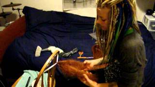 Double Ended Dreadlock Tutorial [upl. by Monk]