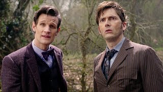 Eleventh Doctor Meets the Tenth Doctor  The Day of the Doctor  Doctor Who [upl. by Gastineau38]