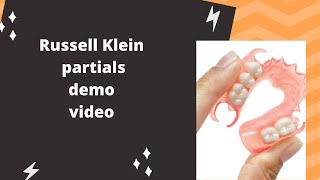 Russell Klein dentures partials demo video [upl. by Atinihc940]