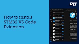 How to install STM32 VS Code Extension [upl. by Specht]