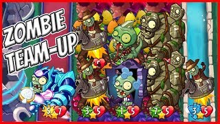 Zombie TEAMUP with the Evil Pair Pearadise  Plants vs Zombies Heroes Epic MOD [upl. by Olenta]