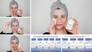 How To Use The Ordinary Glycolic Acid Hyaluronic Acid Niacinamide Moisturiser and Sunscreen [upl. by Kinom]