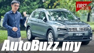 First Look Volkswagen Tiguan 14TSI Highline  AutoBuzzmy [upl. by Olaf]