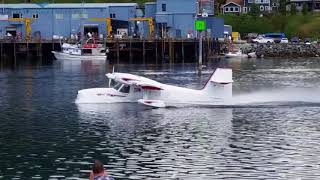 Gweduck Prototype Grumman Seaplane Leaving UAS Sitka [upl. by Anestassia]