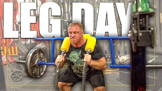 Vlog 7  Brutal Old School EliteFTS Leg Workout  Day in The Life 7 [upl. by Ogawa728]