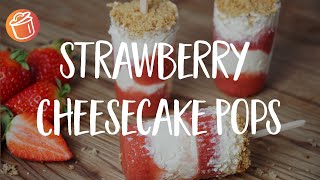 Strawberry Cheesecake Pops Rezept Chochdoch mit Oli [upl. by Latrell670]