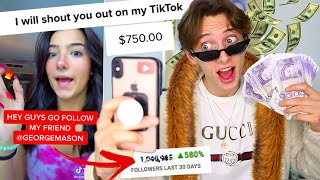 I PAID TIKTOK stars 1000 to make me TIKTOK famous and THIS is what happened [upl. by Umeh]