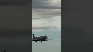 Everts Air Cargo MD83SF Landing on runway 15 AKNANC [upl. by Marin216]