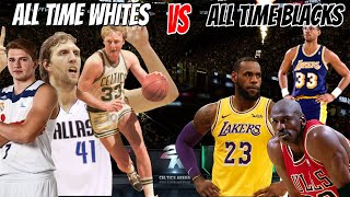 All Time Blacks vs Whites in 2k21  Race war [upl. by Wivestad]