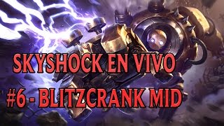 Skyshock EN VIVO Blitzcrank MID mi primer cosplay [upl. by Cocks]