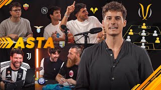 YOUTUBER LEAGUE 2425 🏆 TUTTA L’ASTA COSTRUIAMO LE ROSE ⚽️ [upl. by Kosak]