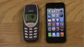 Nokia 3310 vs iPhone 5  Which Is Faster [upl. by Mongeau]