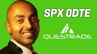 How I use a 0DTE strategy on SPX using Questrade bracket order [upl. by Litt]