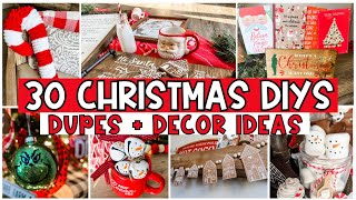 30 Christmas DIYs Youll Want to Steal for Your Own Home  Dollar Tree Holiday DIYs amp Decor Ideas [upl. by Nroht458]