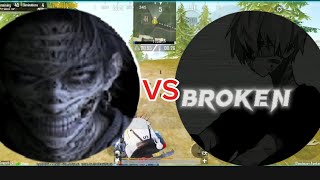 SOLO SIR VS BROKEN  lntense Conqueror Rank Push lobby  Battlegrounds mobile lindia Pubg mobile🇮🇳 [upl. by Ahsahtan]