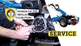 Reglaj culbutori motor HONDA GX 270 GX 340 si GX 390 [upl. by Leemaj]