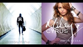 Faded in the USA  Alan Walker vs Miley Cyrus Mashup [upl. by Valerian472]