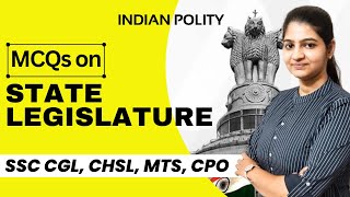 MCQs State Legislature  Indian Constitution  Indian Polity ParchamClasses​ [upl. by Ttennaj]