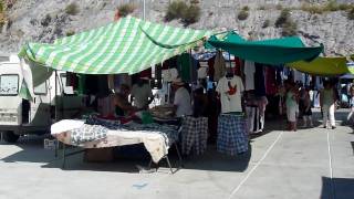 Mojacar Spain  Market Day June 2010 [upl. by Aneladdam]