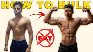 5 Bulking Tips For Skinny Guys  How To Transform My Complete Guide [upl. by Seugirdor]