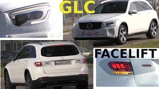 Mercedes Erlkönig Video Weltpremiere GLC X253 Facelift prototype Modellpflege 2019 4K SPY VIDEO [upl. by Kalie]