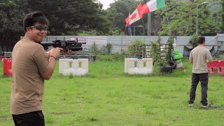 Are Moscart Grenades Painful  GampP M203 Launcher  RedWolf Airsoft RWTV [upl. by Aleedis534]