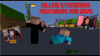 Killing Krunker Streamers UCD Hey Im Zed and More [upl. by Chelsae753]