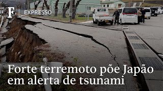 Terremoto de magnitude 76 atinge o Japão e país emite alerta de tsunami [upl. by Berna]