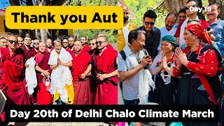 Thank you Aut  Day 20 of Delhi Chalo Climate March  Achoe Nyingstam [upl. by Nomael]