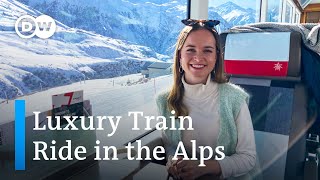 Glacier Express in Switzerland Hannah Hummels Luxurious Journey Through the Alps [upl. by Iv]