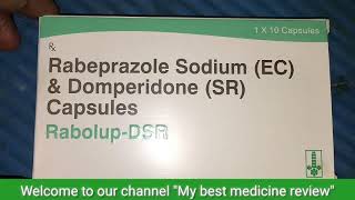 RabolupDSR  Rabeprazole Sodium EC amp Domperidone SR Capsules by Lupin Pharma  Detailed review [upl. by Aimerej]