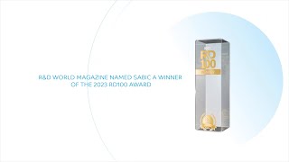 SABIC’s Innovative Solution Wins 2023 RampD 100 Award [upl. by Pisarik]