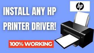 Download amp Install Any HP Printer Drivers 2023  HP Printer Software Installation Guide [upl. by Annyl321]