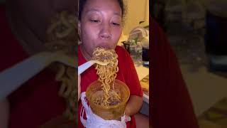 Eating birria noodles 🍜 😋 mukbang mexicanfood noodles birriaramen birria eating [upl. by Alair]