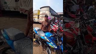 আলমডাঙা হাটের আকর্ষণীয় জিকসার মোটরসাইকেল Attractive Gixer Motorcycle [upl. by Hetti]