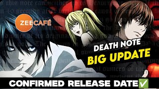 Death Note Hindi Dub Big Update  Death Note hindi dubbed Release Date  Zee cafe death note [upl. by Faustina447]