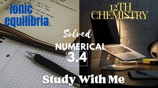 34 Calculate H3O in 01 mol dm3 solution of acetic acid [upl. by Elysia37]