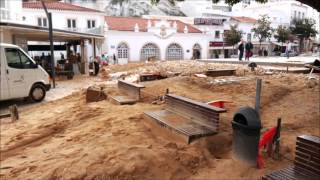 Albufeira Old Town Portugal The Flood Aftermath November 2015 Part 2 [upl. by Itaws]