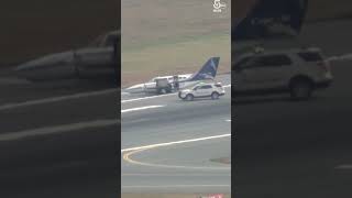 Emergency landing at Bostons Logan Airport [upl. by Tabbatha]